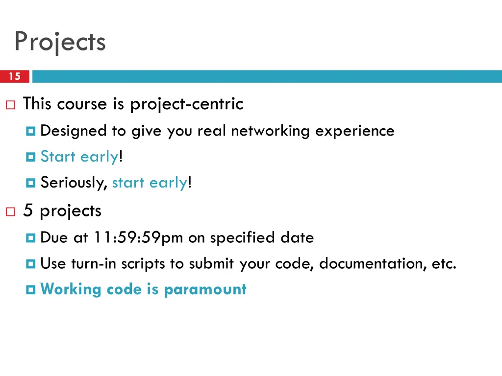 projects