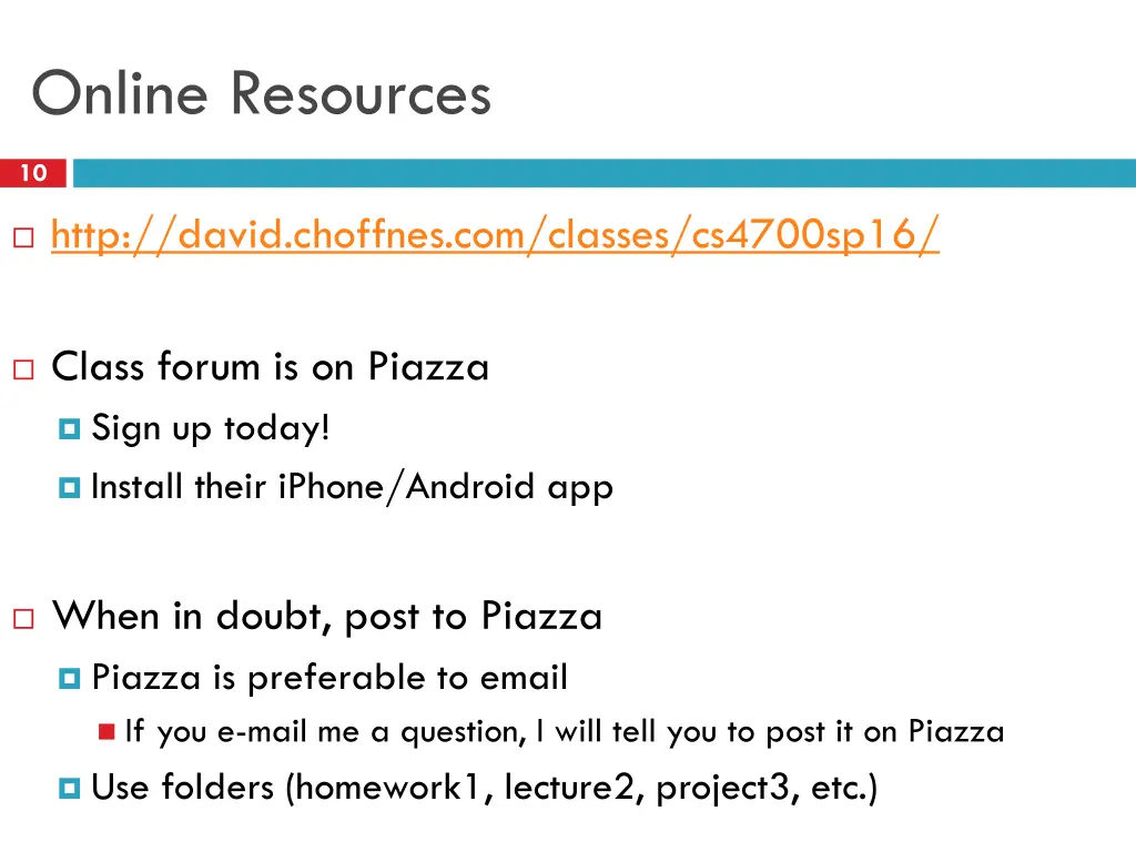online resources