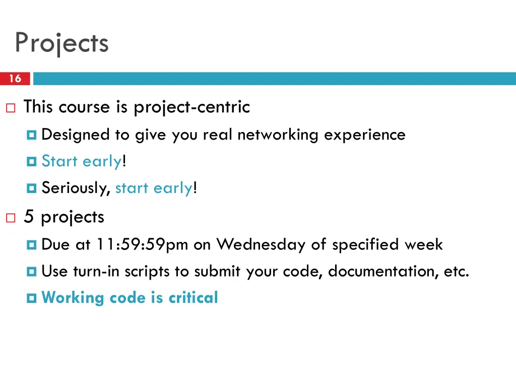 projects