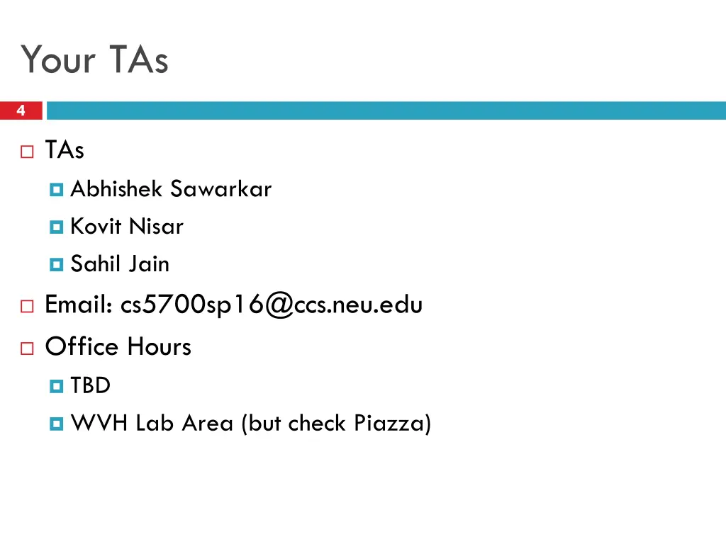 your tas