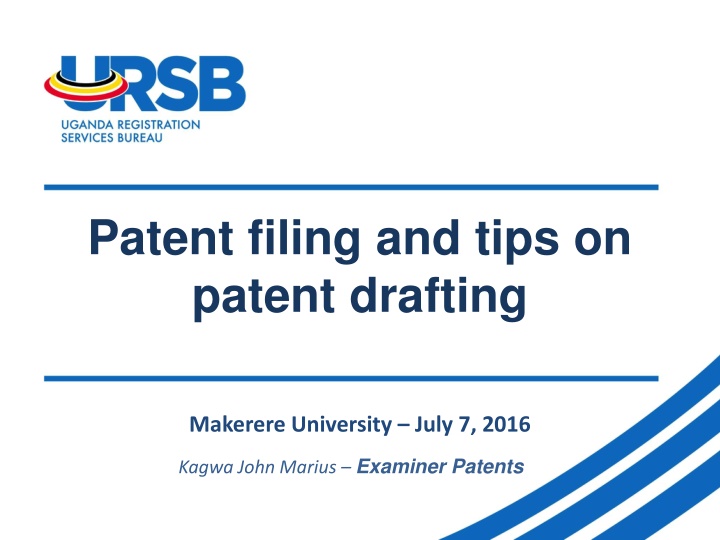 patent filing and tips on patent drafting