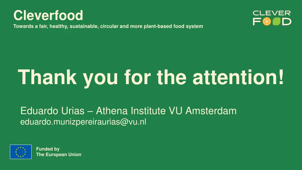 cleverfood towards a fair healthy sustainable 1