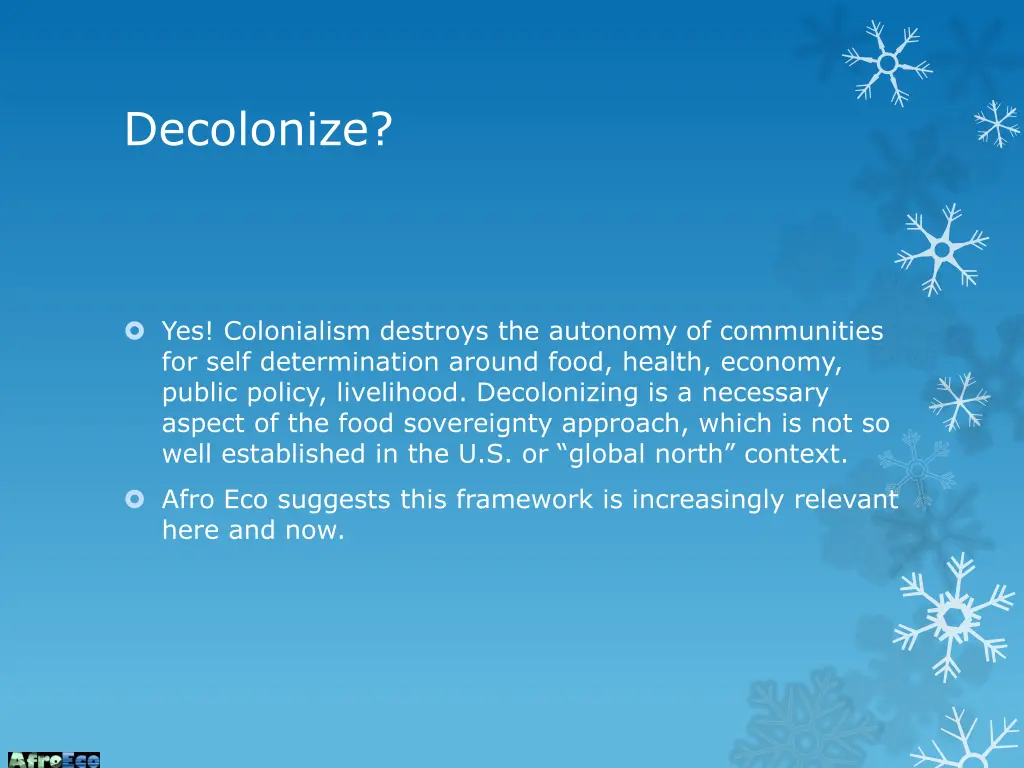 decolonize