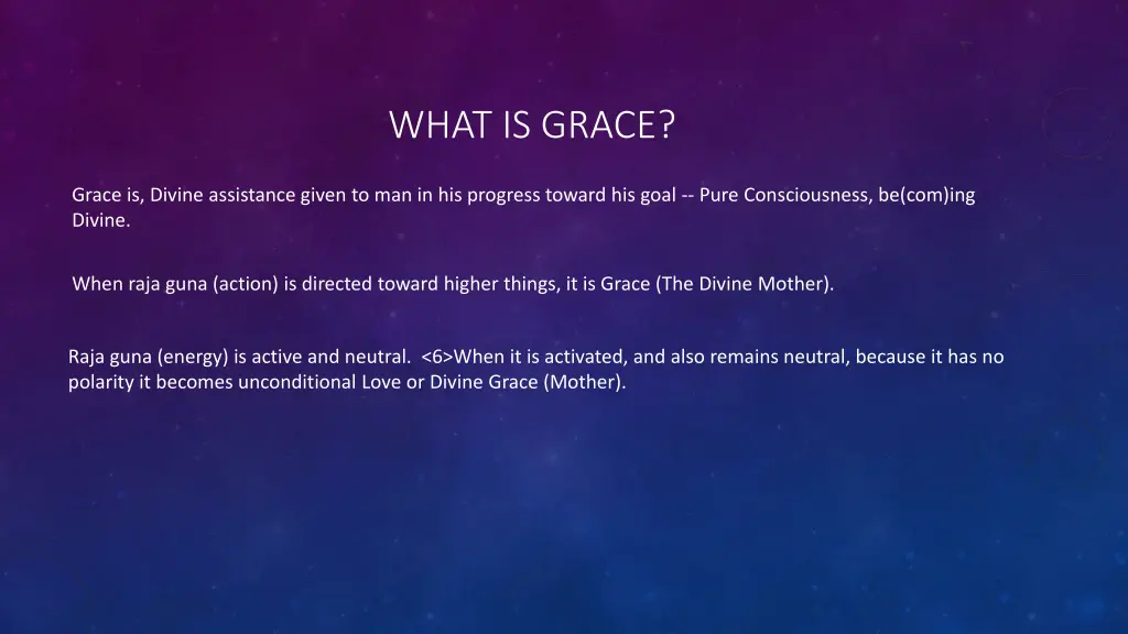 what is grace