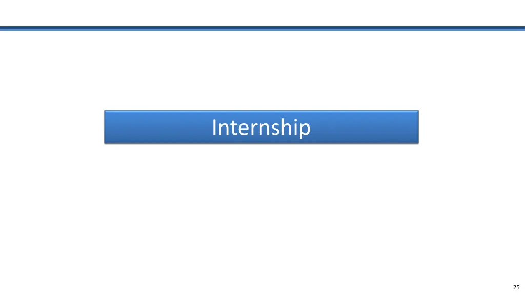 internship
