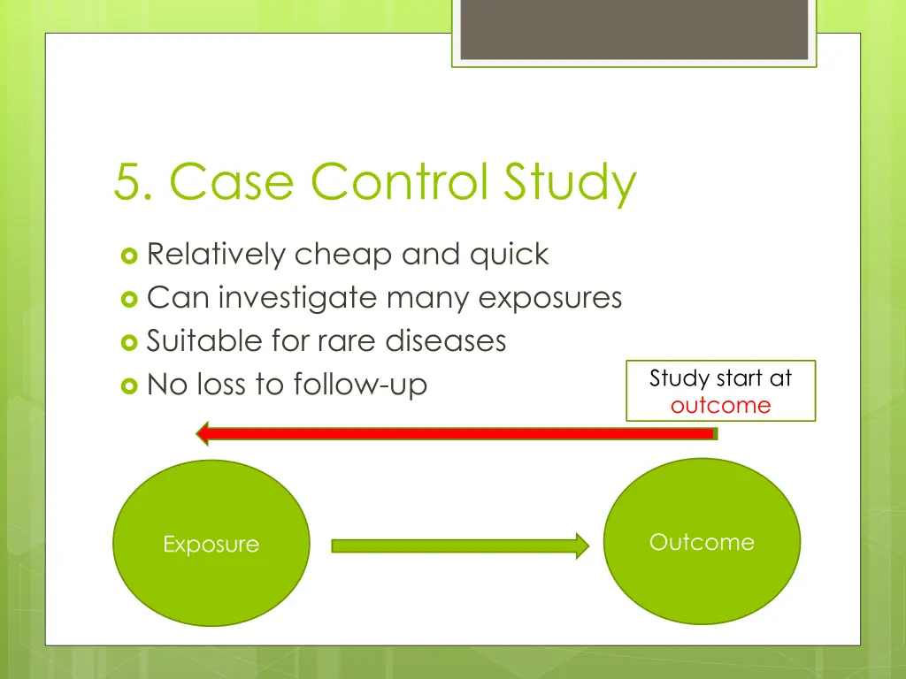 5 case control study