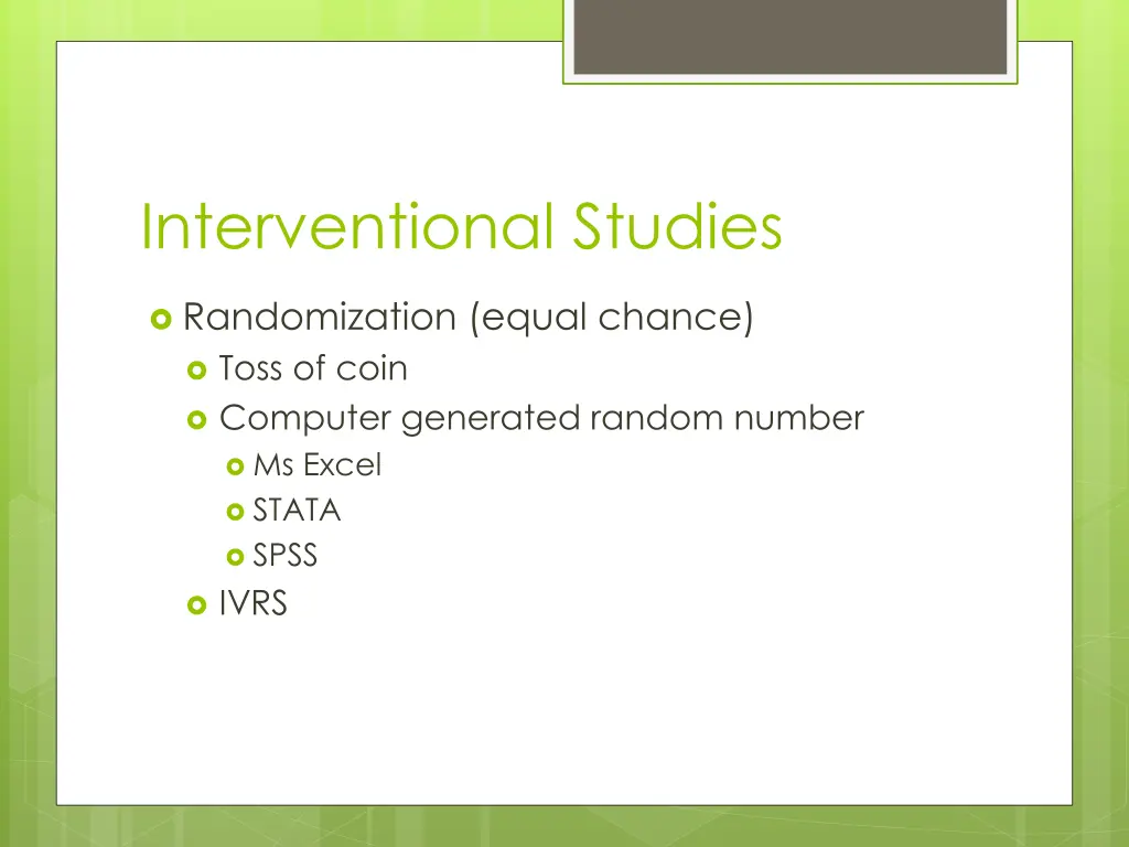 interventional studies 1