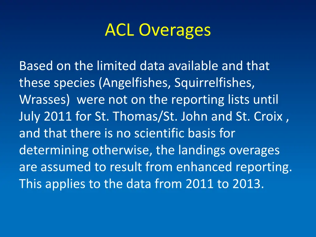 acl overages 3