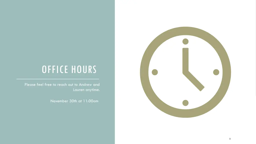 office hours