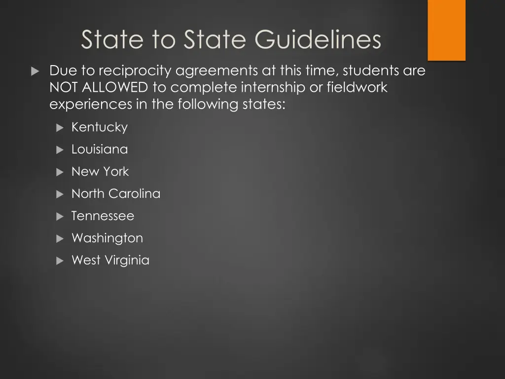 state to state guidelines