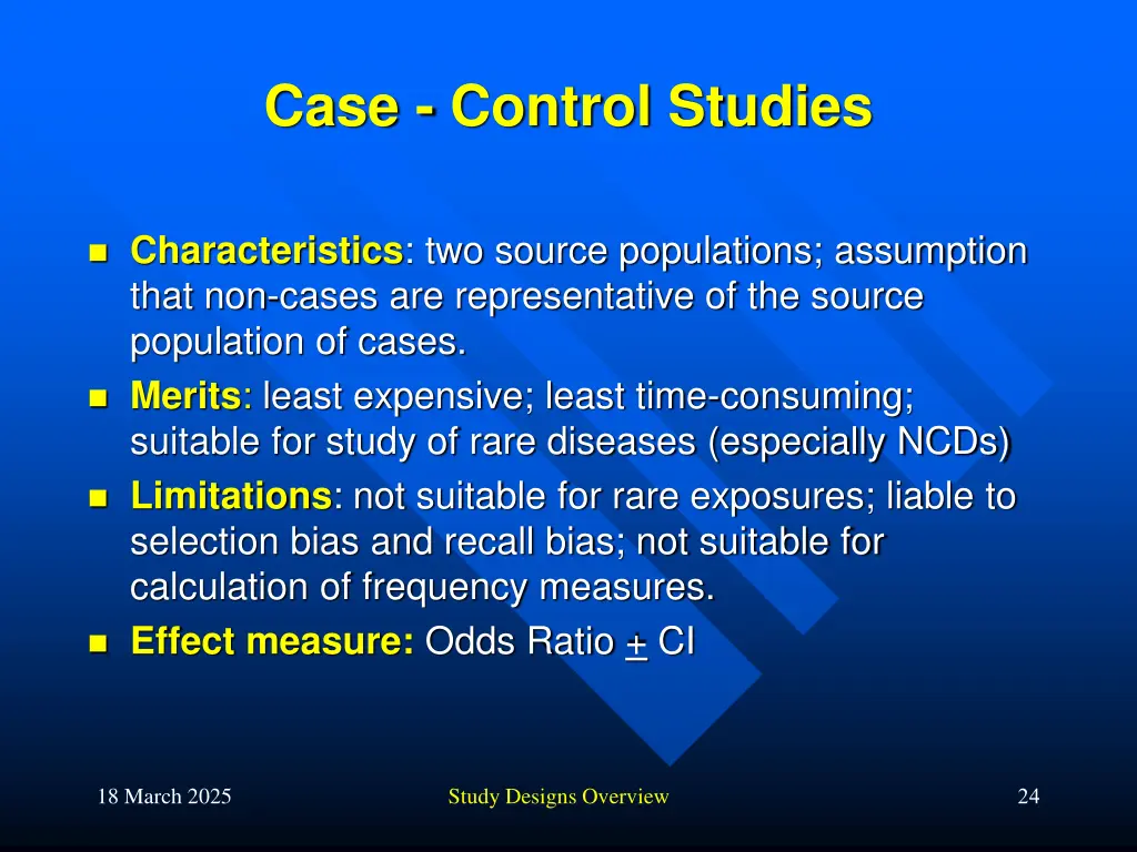 case control studies