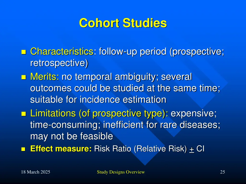 cohort studies