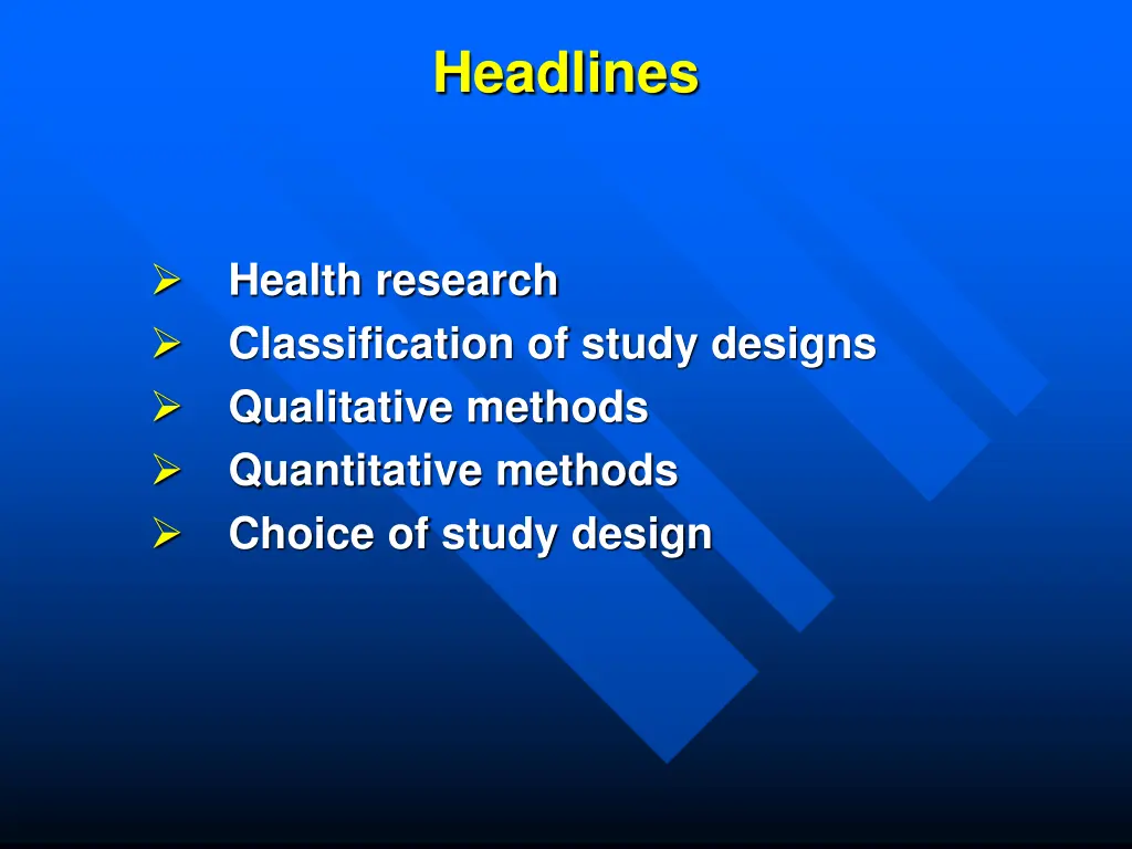 headlines