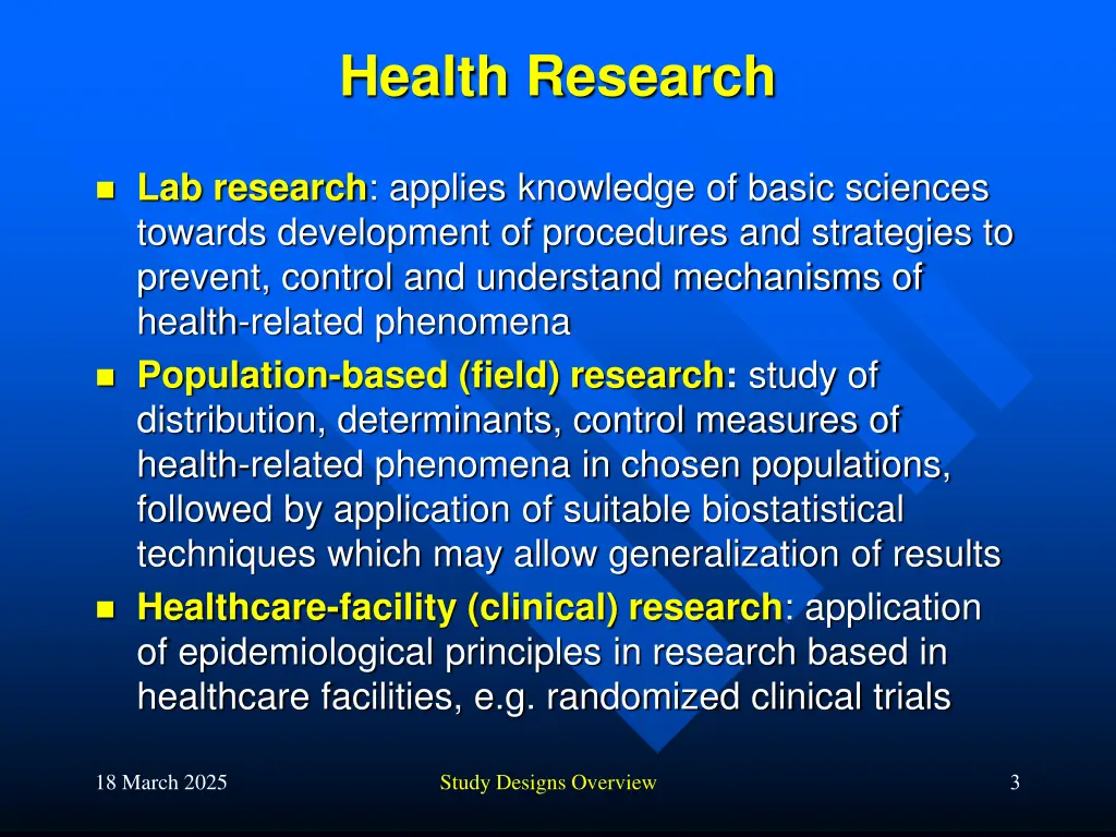 health research
