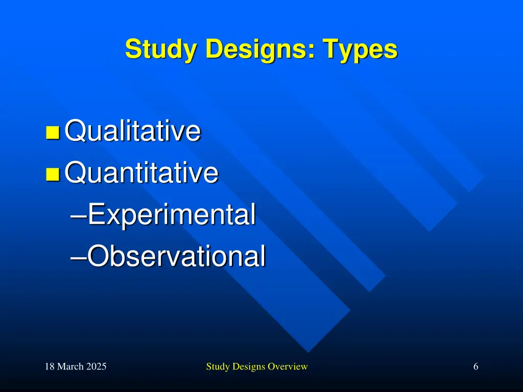 study designs types
