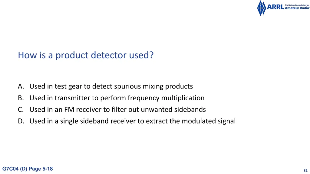 how is a product detector used
