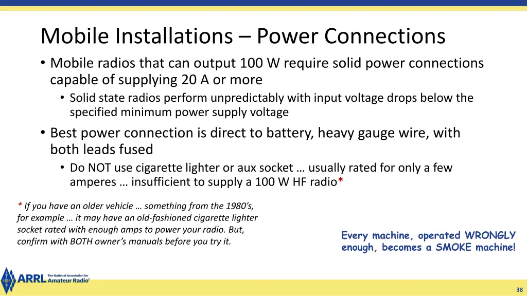 mobile installations power connections mobile
