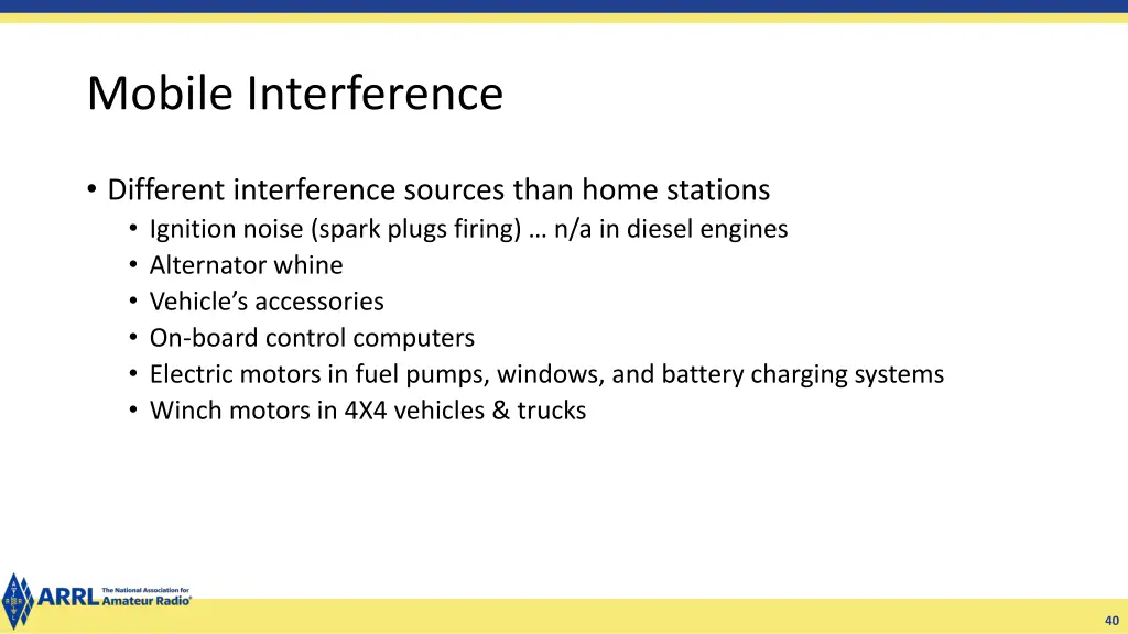 mobile interference