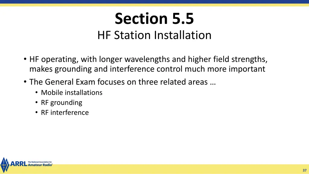 section 5 5 hf station installation