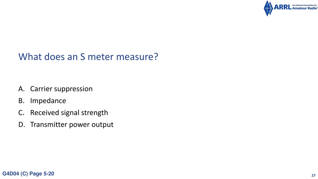 what does an s meter measure