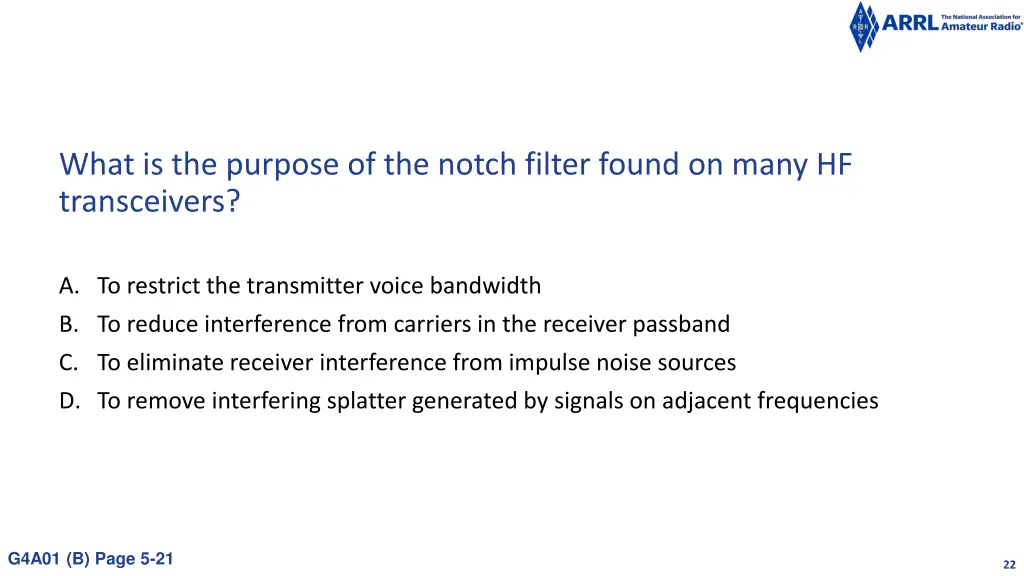 what is the purpose of the notch filter found