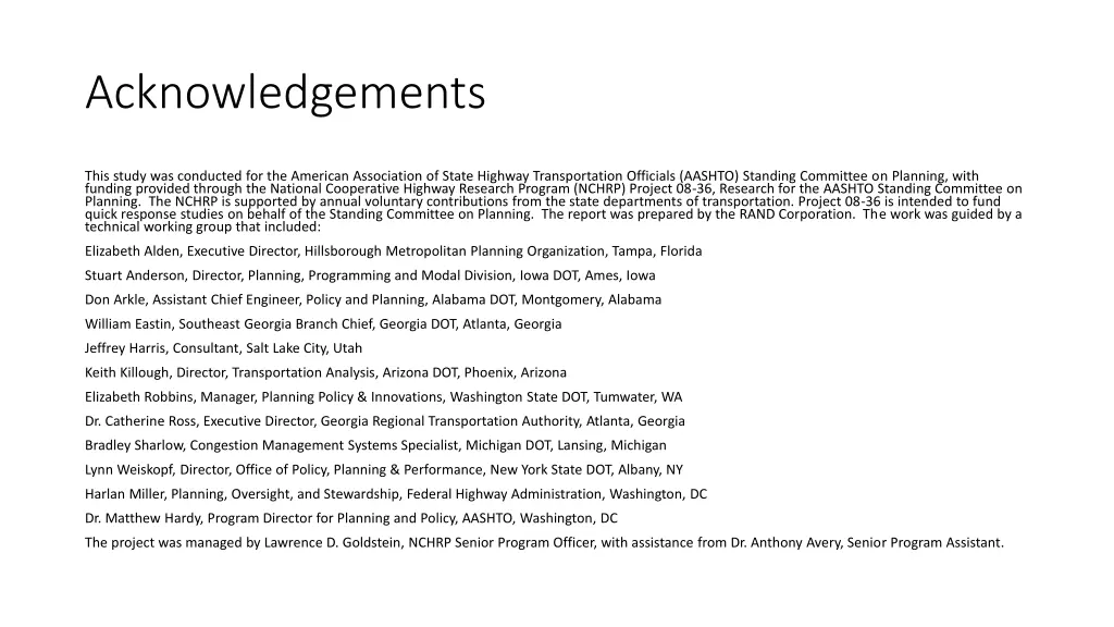 acknowledgements