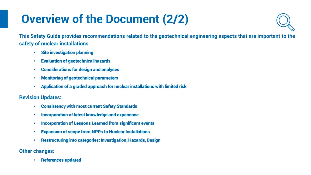 overview of the document 2 2