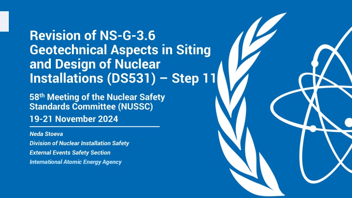 revision of ns g 3 6 geotechnical aspects