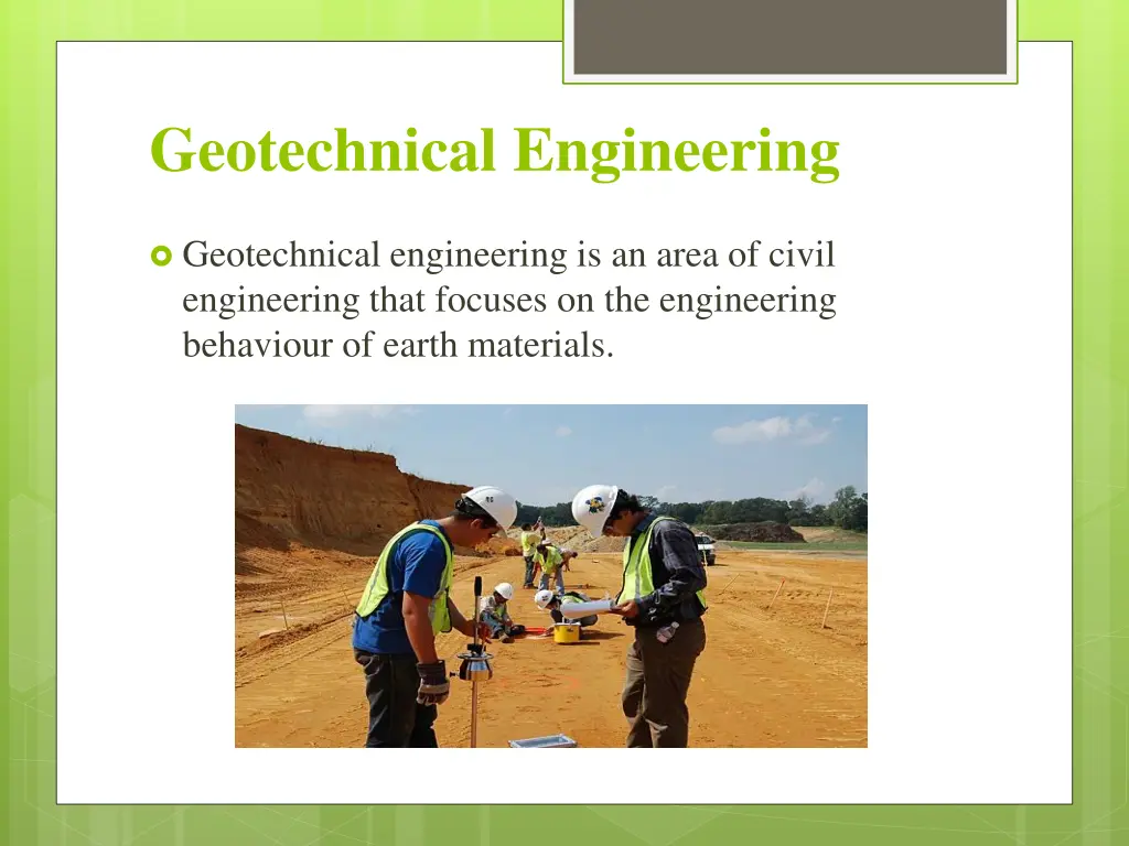 geotechnical engineering