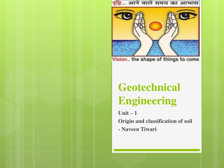 geotechnical engineering unit 1 origin