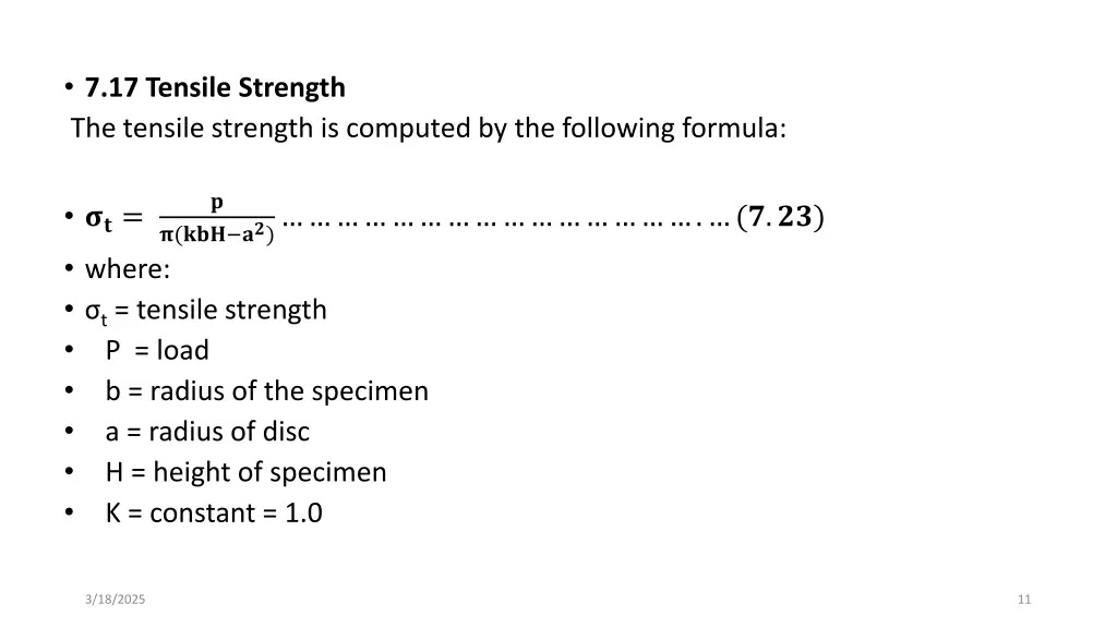 7 17 tensile strength the tensile strength
