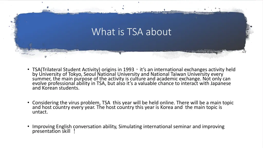 what is tsa about