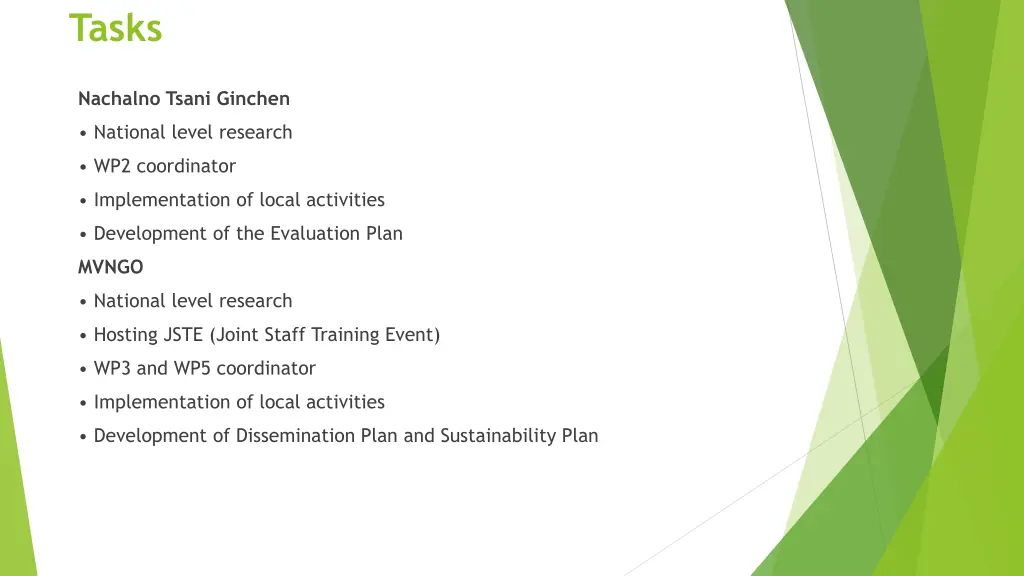 tasks 1