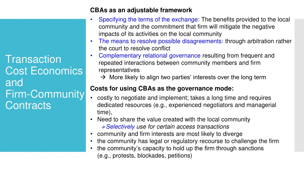cbas as an adjustable framework specifying