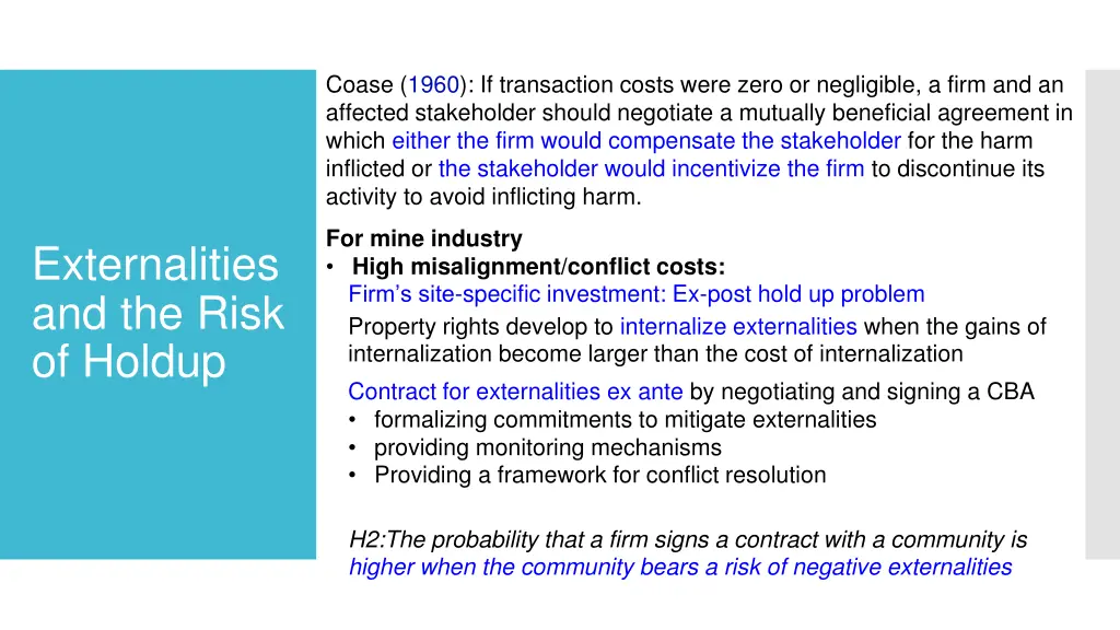 coase 1960 if transaction costs were zero