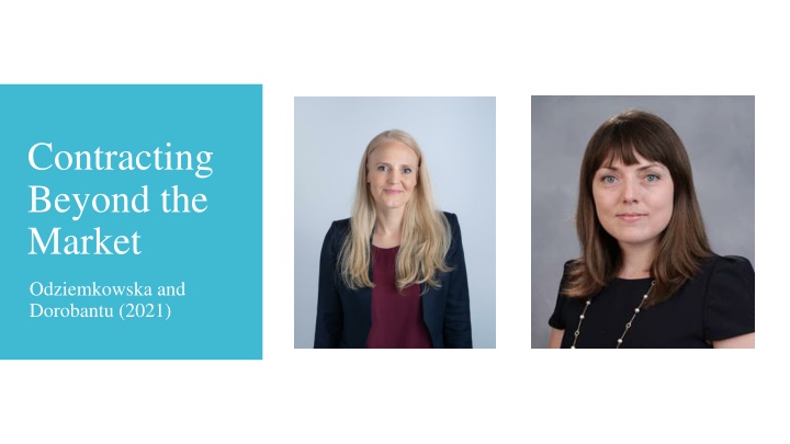 contracting beyond the market