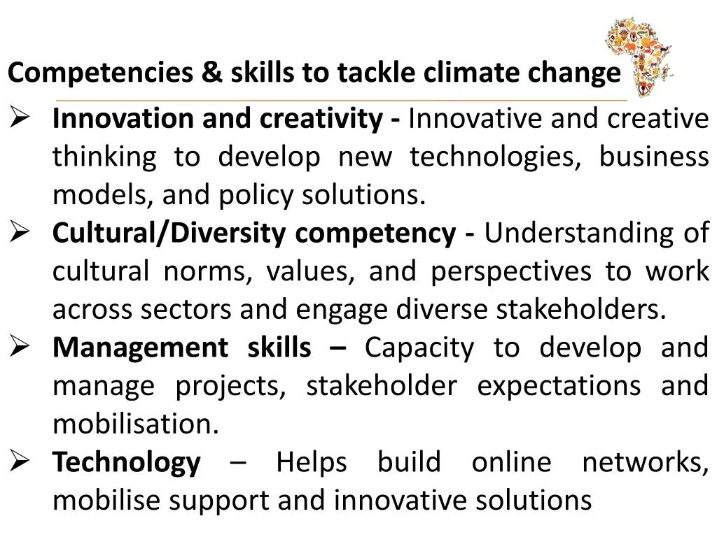 competencies skills to tackle climate change 2