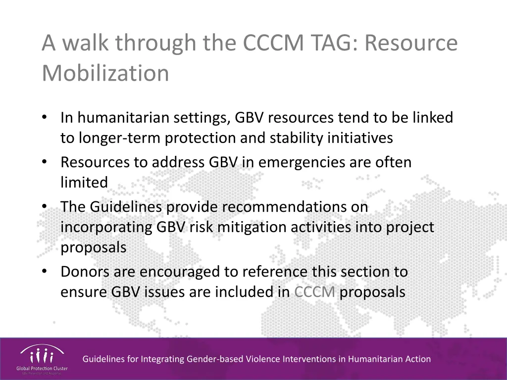 a walk through the cccm tag resource mobilization 1
