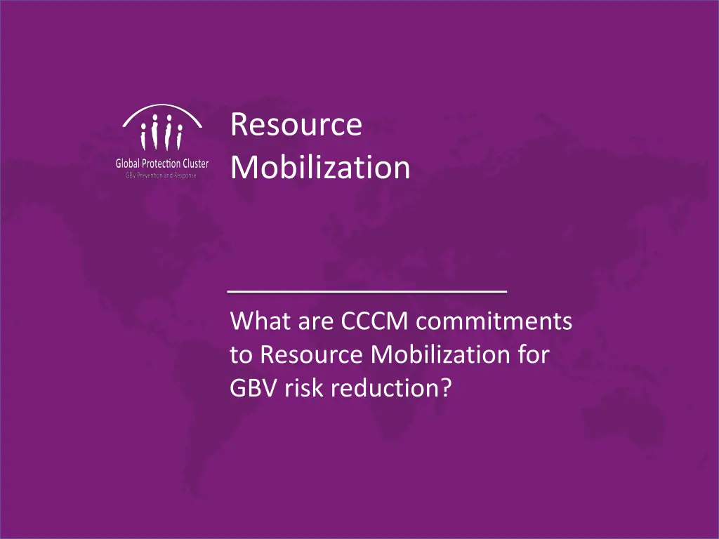 resource mobilization