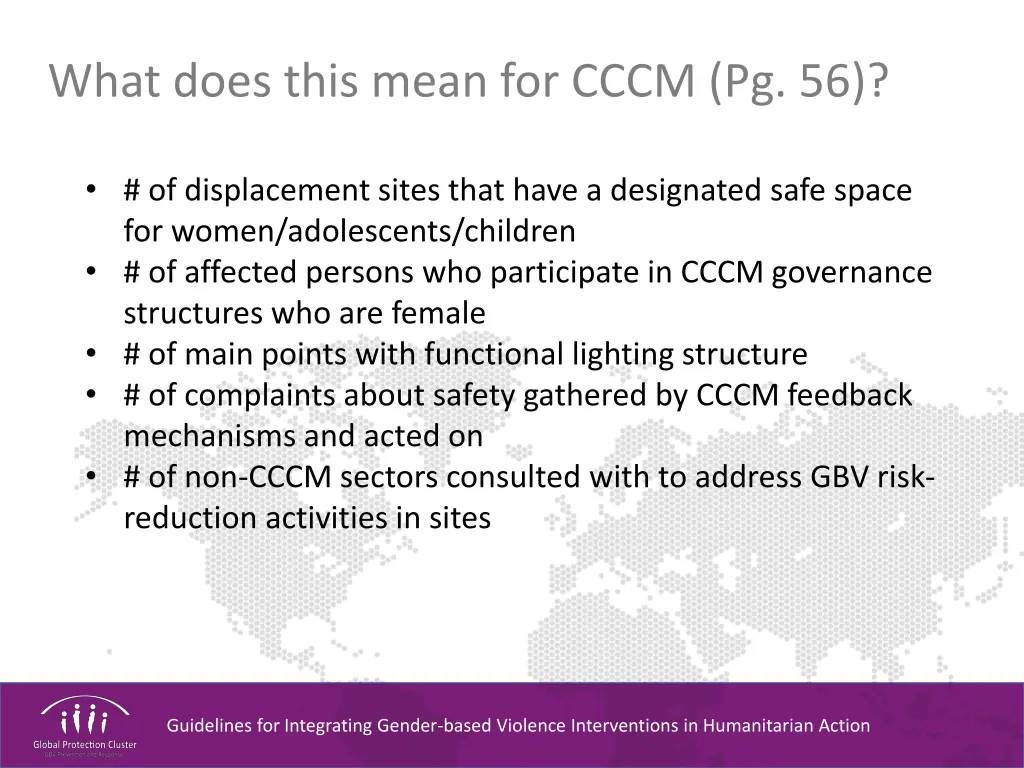 what does this mean for cccm pg 56