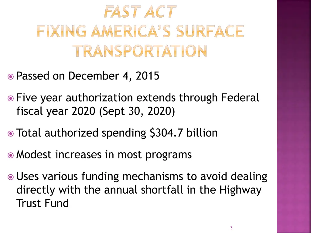 fast act