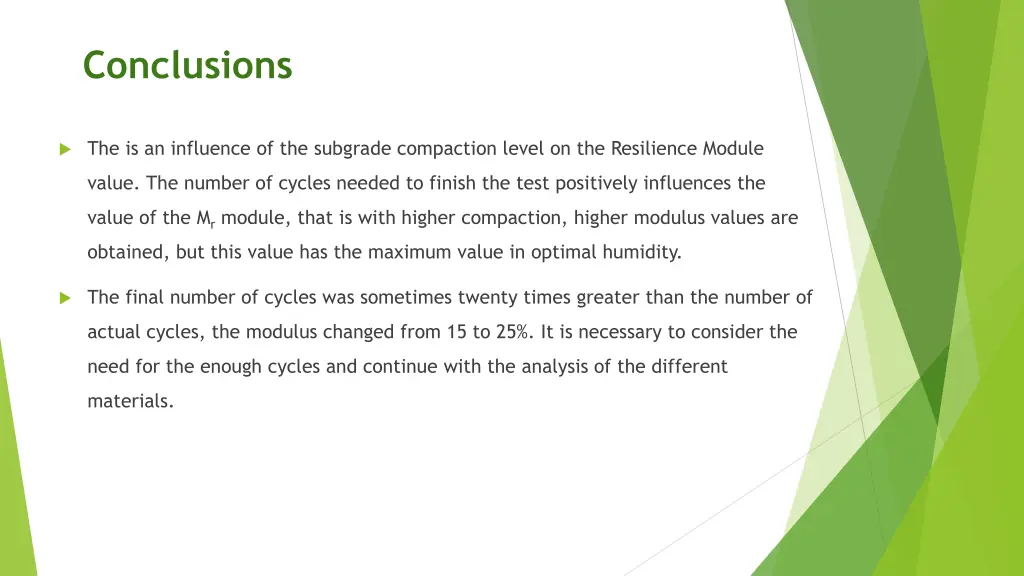 conclusions