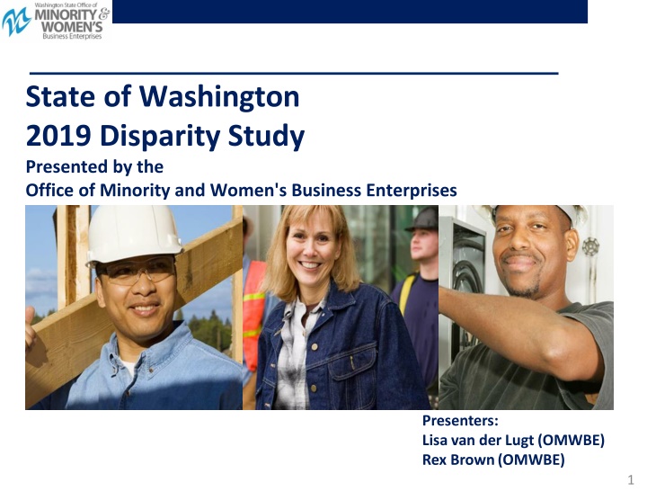 state of washington 2019 disparity study