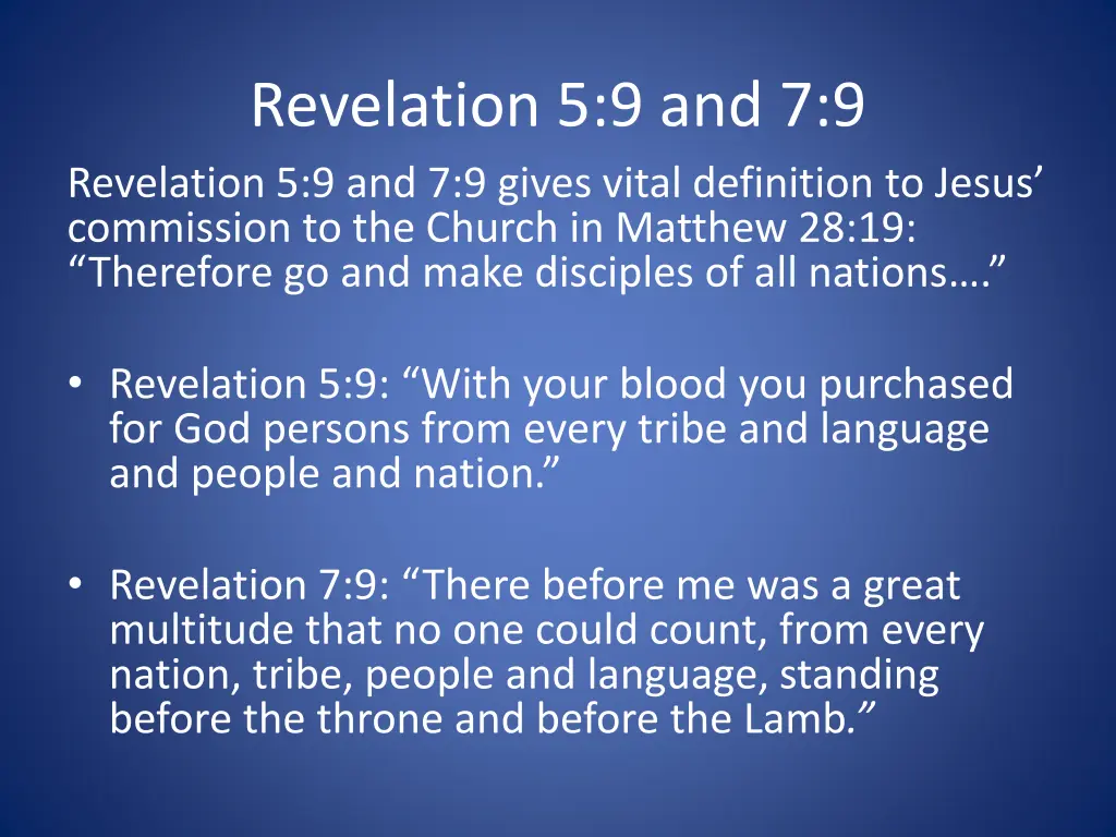 revelation 5 9 and 7 9 revelation