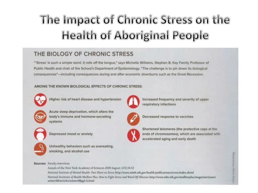 the impact of chronic stress on the health