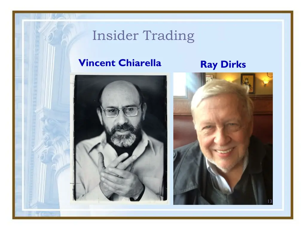 insider trading