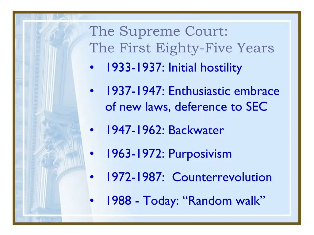 the supreme court the first eighty five years