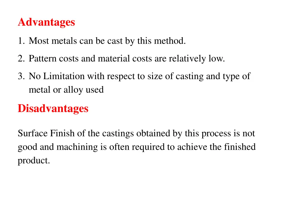 advantages
