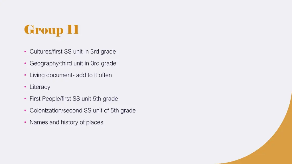 group 11