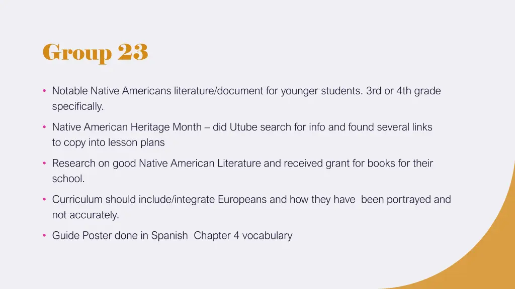 group 23